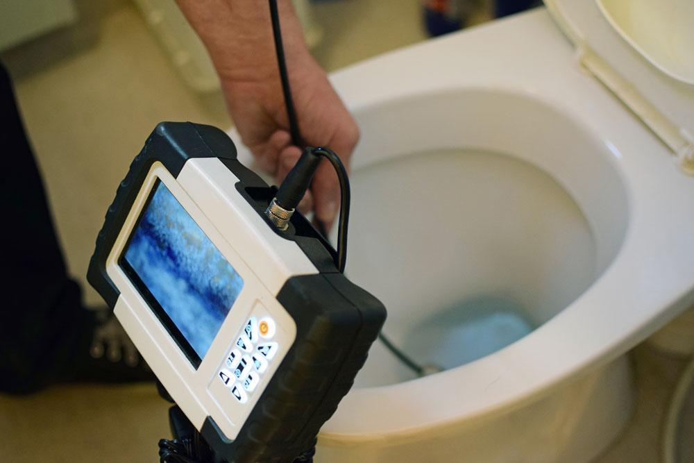 Pipeline camera inspection