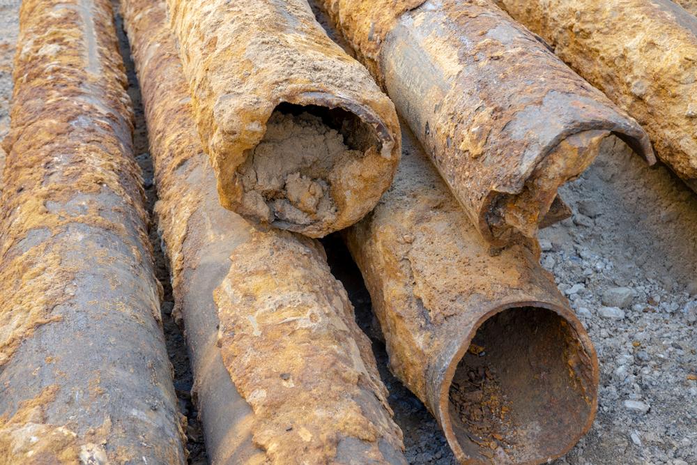 Cast iron drain pipe repair
